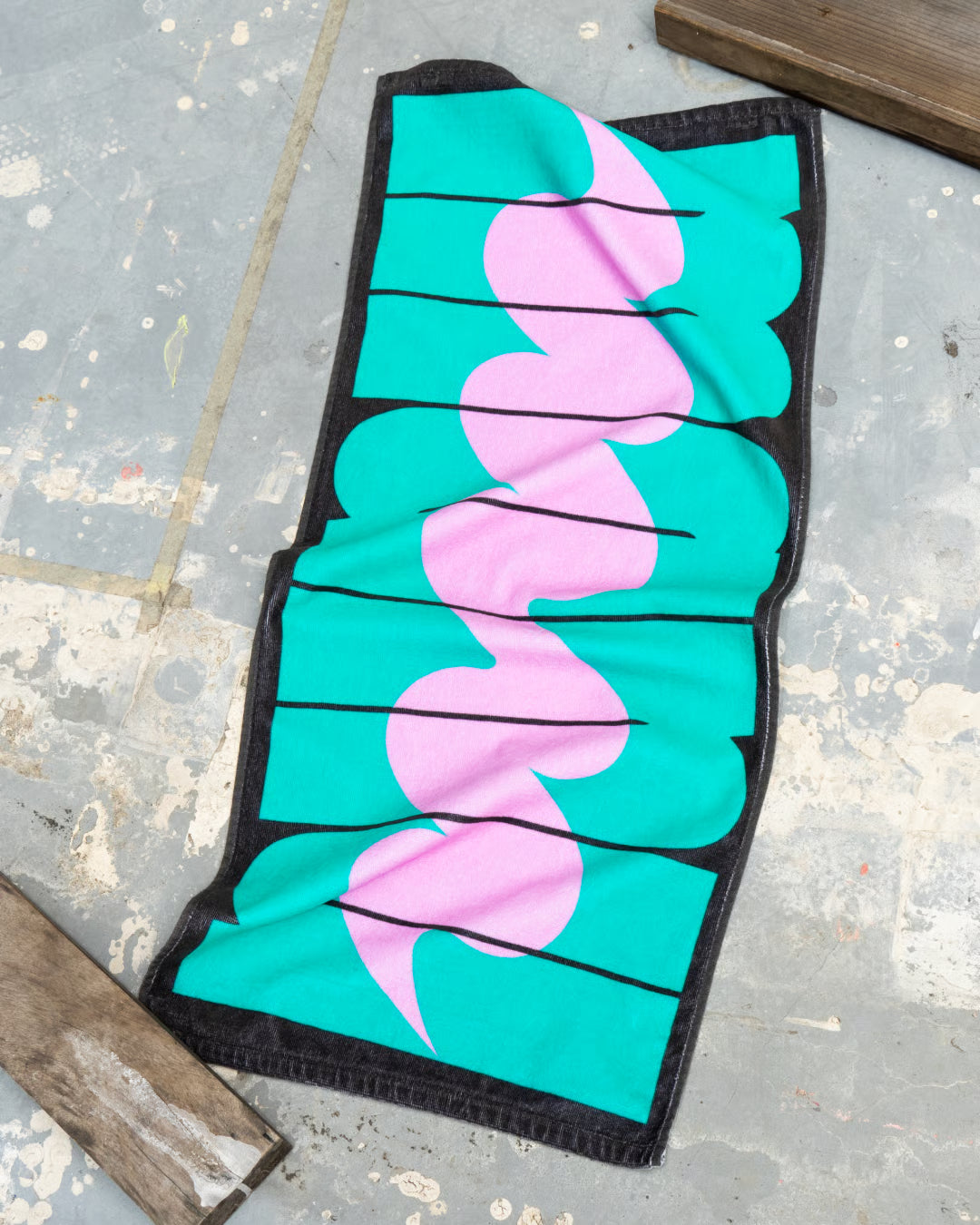 manu on manu Logo Face Towel