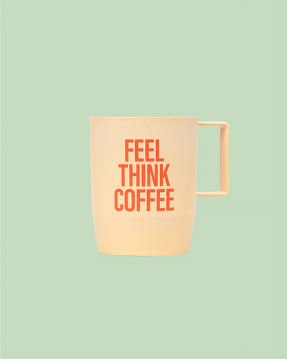 "FEEL THINK COFFEE" リユースカップ（produced by 岩嵜紙器）