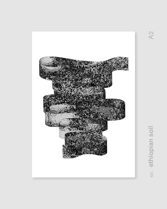 Masatoo Hirano Exhibition POSTER - M3. ethiopian soil (A2)