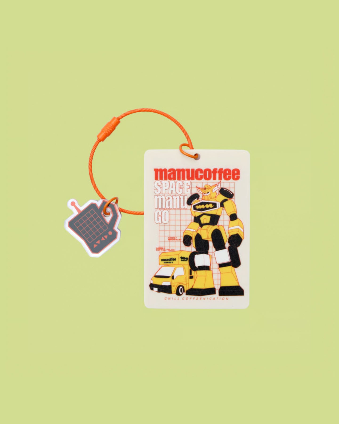 "SPACE MANU GO" Acrylic Key Holder