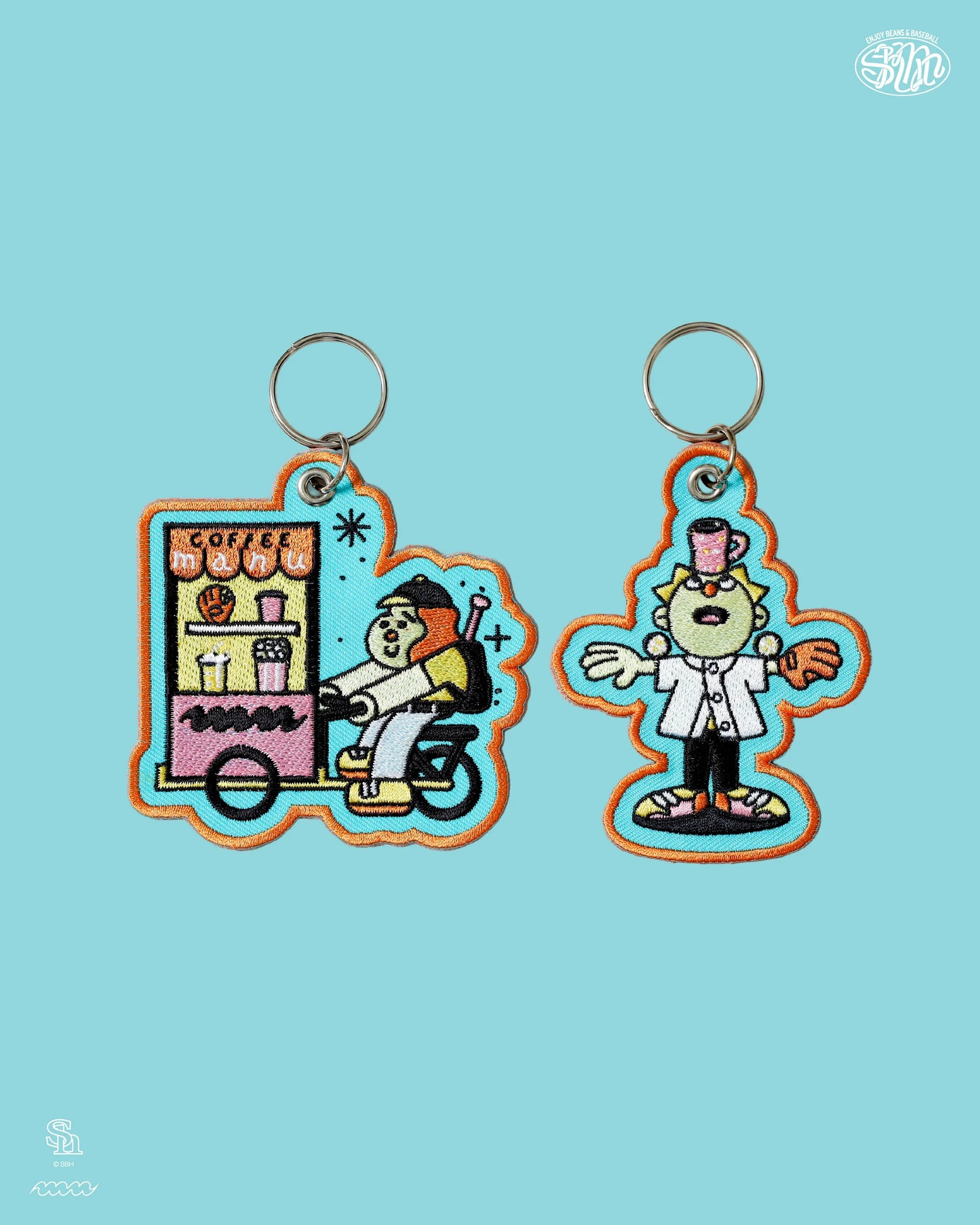 Stitch Work Keyholder (Messenger / B&B Boy)