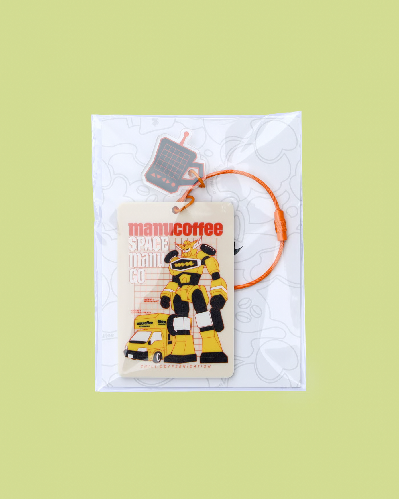 "SPACE MANU GO" Acrylic Key Holder