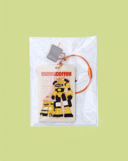 "SPACE MANU GO" Acrylic Key Holder