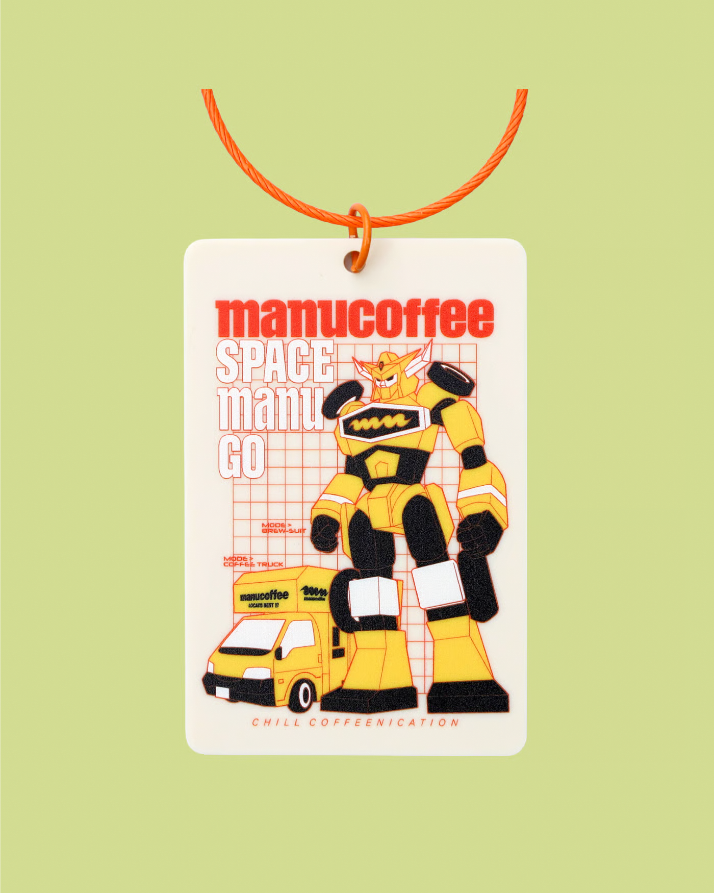 "SPACE MANU GO" Acrylic Key Holder