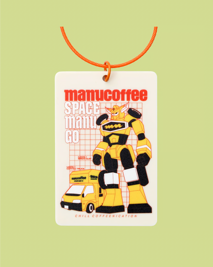"SPACE MANU GO" Acrylic Key Holder