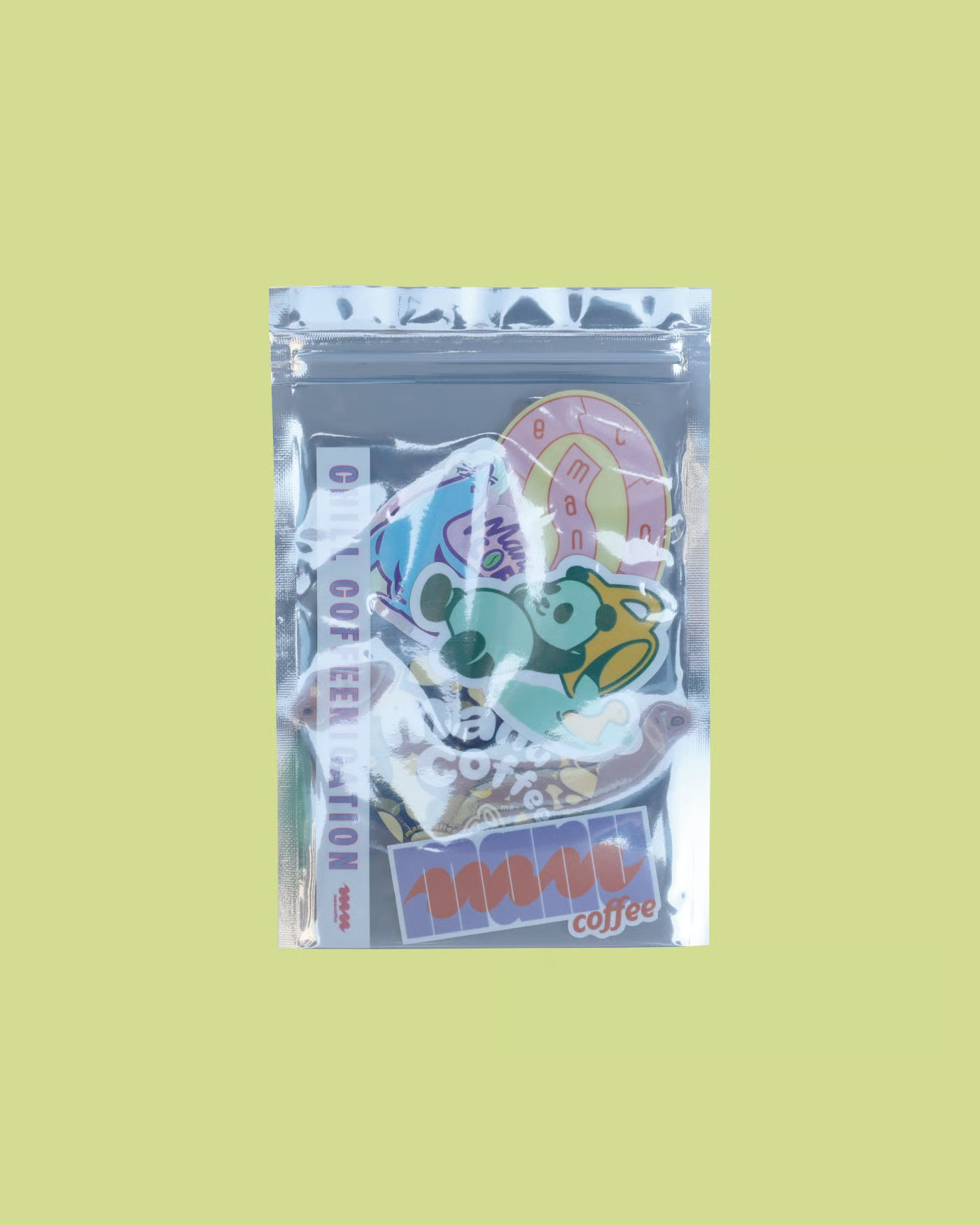 "CHILL COFFEENICATION" Sticker Set