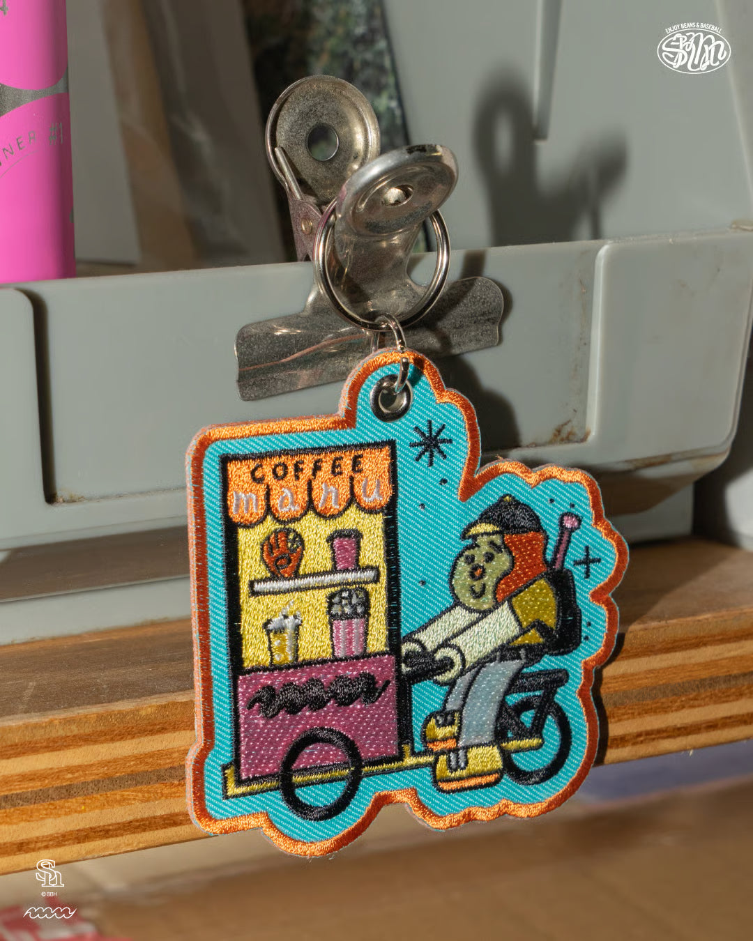 Stitch Work Keyholder (Messenger / B&B Boy)