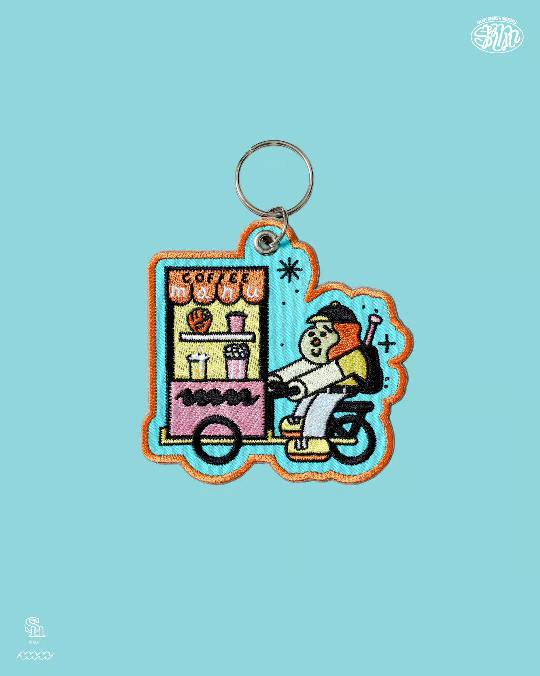 Stitch Work Keyholder (Messenger / B&B Boy)